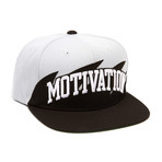 Motivation Arc Sharktooth Snapback // Grey