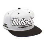 Motivation OG Script Snapback // Grey