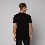 Modstripe Tee // Black (2XL)