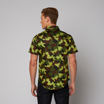 Camo Short Sleeve Button Up // Swamp Camo (S)