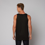 Leopard Print Pocket Tank // Black (S)