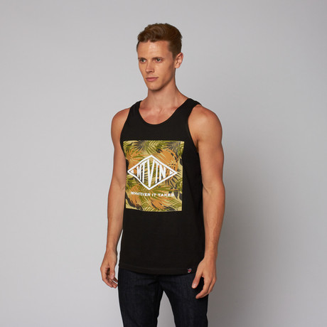 Palm Camo Seal Tank // Black (S)