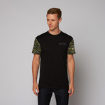 Camo Sleeves Cut + Sew Tee // Tiger Camo (L)