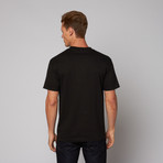 Whatever It Takes Flocked Seal Tee // Black (XL)