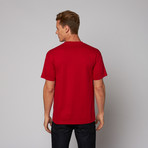 Whatever It Takes Flocked Seal Tee // Cardinal Red (XL)