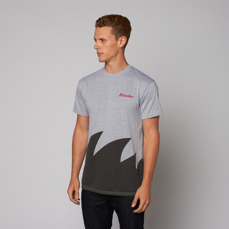 Sharktooth Cut + Sew Tee // Grey (S)