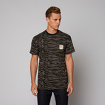 Battle Tested Pocket Tee // Black Tiger Camo (M)