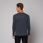 V-Neck Sweater // Midnight (XL)