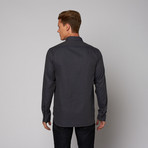 Jerry Kaye // Double Pocket Button Up Shirt // Indigo (L)