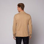 Jerry Kaye // Two-Button Jacket // Khaki (M)