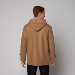 Jerry Kaye // Double Breasted Duffle Coat // Camel (M)