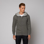 Zip Hoodie // Charcoal (L)