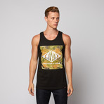 Palm Camo Seal Tank // Black (XL)