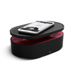 Bento Magnetic Induction Speaker // Black (Black + Red)