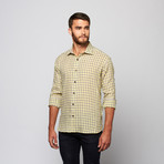 Danilo Button-Up Shirt // Yellow + Brown Check (S)