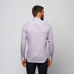 Domizzi Button-Up Shirt // Purple Geometric (XL)