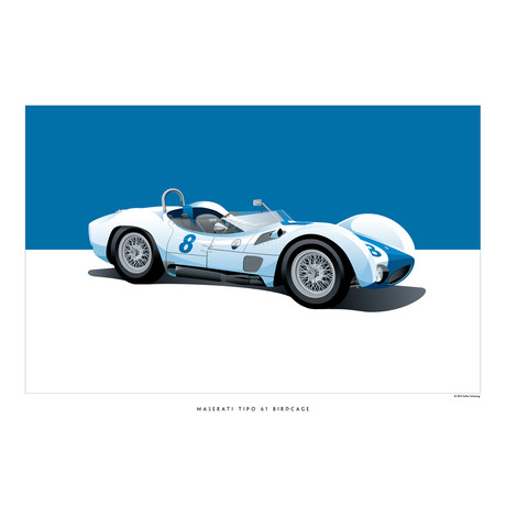 Maserati Tipo 61 Birdcage Art Print