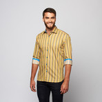 Wayne Button-Up Shirt // Cream Multi Stripe (3XL)