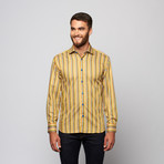 Wayne Button-Up Shirt // Cream Multi Stripe (L)