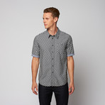 Mike Short Sleeve Button Up // Black (L)