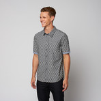 Mike Short Sleeve Button Up // Black (S)