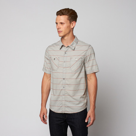 Ron Short Sleeve Button Up // Glacier Grey (S)