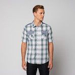 Steve Short Sleeve Button Up // Deep Water (S)