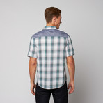 Steve Short Sleeve Button Up // Deep Water (L)