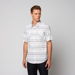 Quentin Short Sleeve Button Up // White (L)