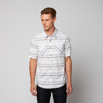 Quentin Short Sleeve Button Up // White (M)