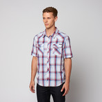 Ray Short Sleeve Button Up // Blue Fog (M)