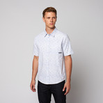 Victor Short Sleeve Button Up // London Blue (S)