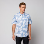 Charlie Short Sleeve Button Up // Rich Blue (S)