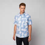 Charlie Short Sleeve Button Up // Rich Blue (S)