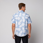 Charlie Short Sleeve Button Up // Rich Blue (M)