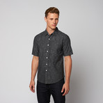 Travis Short Sleeve Button Up // Charcoal (M)