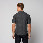 Travis Short Sleeve Button Up // Charcoal (M)