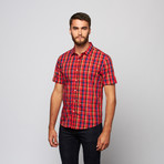 Plaid Button Up // Red (L)