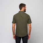Military Button Up // Olive (XL)