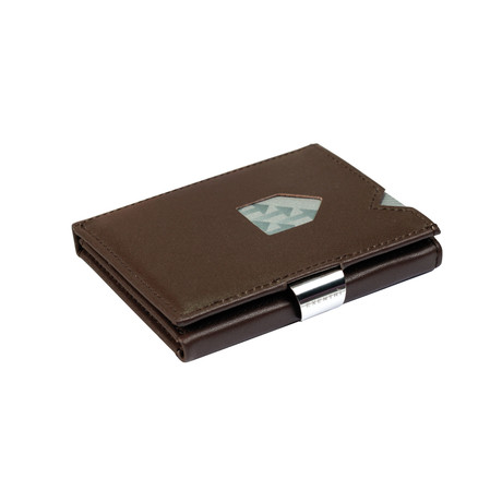 Exentri Leather Wallet // Brown