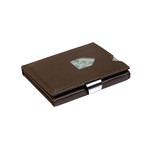 Exentri Leather Wallet // Brown