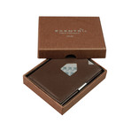 Exentri Leather Wallet // Brown