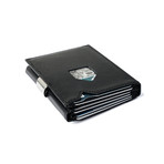 Exentri Leather Wallet // Black