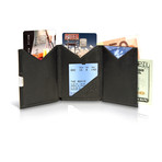 Exentri Leather Wallet // Black