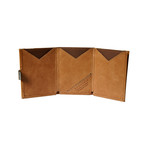 Exentri Leather Wallet // Sand