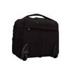 The Dry Red No 9 // Laptop Briefcase on Wheels (Black)