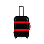 Vis-A-Vis Trunk Check-In Luggage // 30.7"H (Black)