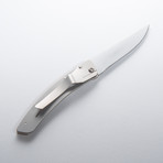 Thiers Liner Lock Pocket Knife // Juniper Wood