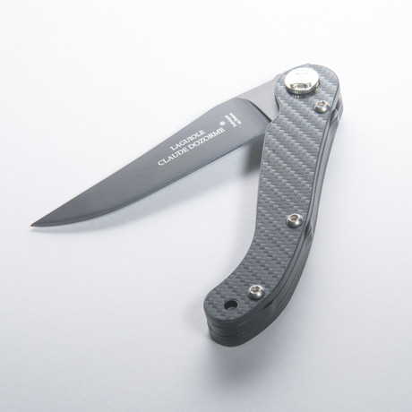 Laguiole Baroudeur Pocket Knife // Carbon