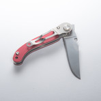 Laguiole Baroudeur Pocket Knife // Red